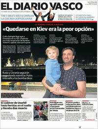Portada El Diario Vasco 2022-03-01