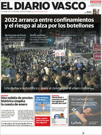 Portada El Diario Vasco 2022-01-02