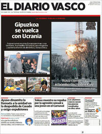 Portada El Diario Vasco 2022-03-02