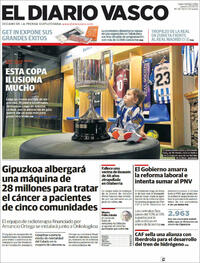 Portada El Diario Vasco 2022-02-03