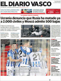 Portada El Diario Vasco 2022-03-03