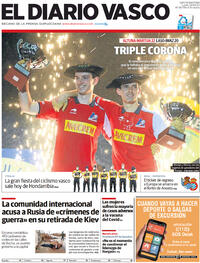 Portada El Diario Vasco 2022-04-04