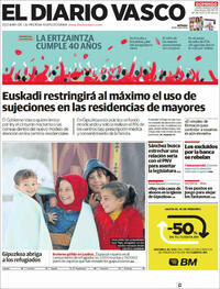 Portada El Diario Vasco 2022-02-06