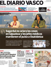 Portada El Diario Vasco 2022-12-06