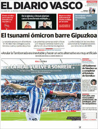 Portada El Diario Vasco 2022-01-09