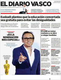 Portada El Diario Vasco 2022-02-09