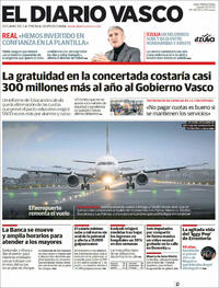 Portada El Diario Vasco 2022-02-10