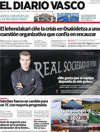 Portada El Diario Vasco 2022-12-10