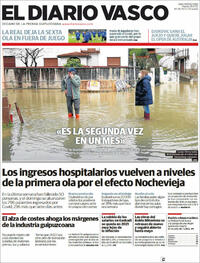 Portada El Diario Vasco 2022-01-11
