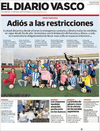 Portada El Diario Vasco 2022-02-11