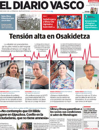 Portada El Diario Vasco 2022-12-11