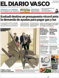 Portada El Diario Vasco 2022-04-12