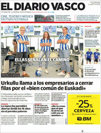 Portada El Diario Vasco 2022-05-12