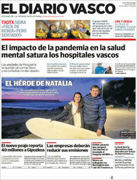 Portada El Diario Vasco 2022-01-13
