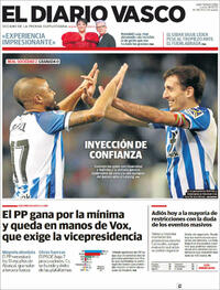 Portada El Diario Vasco 2022-02-14