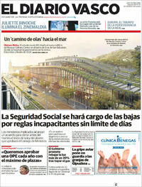 Portada El Diario Vasco 2022-05-14