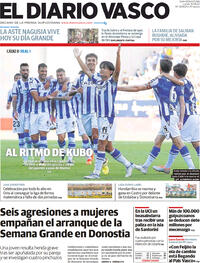Portada El Diario Vasco 2022-08-15