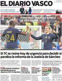 Portada El Diario Vasco 2022-12-15