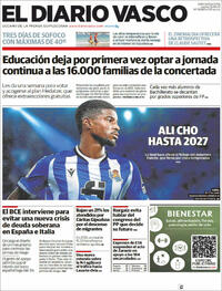 Portada El Diario Vasco 2022-06-16