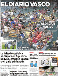 Portada El Diario Vasco 2022-08-16