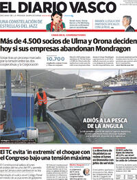 Portada El Diario Vasco 2022-12-16