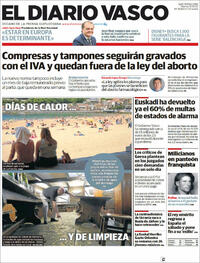 Portada El Diario Vasco 2022-05-17