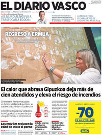 Portada El Diario Vasco 2022-06-18