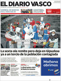 Portada El Diario Vasco 2022-01-19