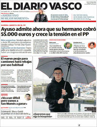 Portada El Diario Vasco 2022-02-19