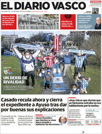 Portada El Diario Vasco 2022-02-20