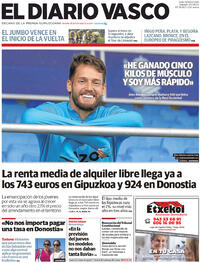 Portada El Diario Vasco 2022-08-20