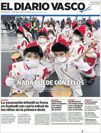 Portada El Diario Vasco 2022-01-21
