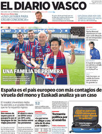 Portada El Diario Vasco 2022-05-21