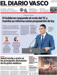 Portada El Diario Vasco 2022-12-21
