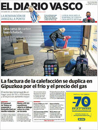 Portada El Diario Vasco 2022-01-22