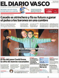 Portada El Diario Vasco 2022-02-22