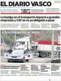 Portada El Diario Vasco 2022-03-22