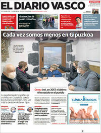 Portada El Diario Vasco 2022-01-23