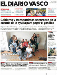 Portada El Diario Vasco 2022-03-25