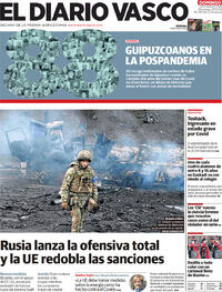 Portada El Diario Vasco 2022-02-27