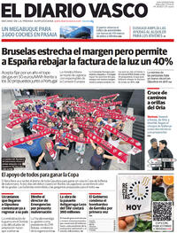 Portada El Diario Vasco 2022-04-27