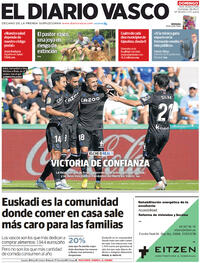 Portada El Diario Vasco 2022-08-28