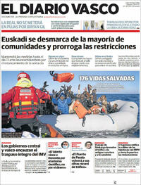 Portada El Diario Vasco 2022-01-29