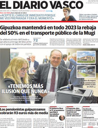Portada El Diario Vasco 2022-11-30