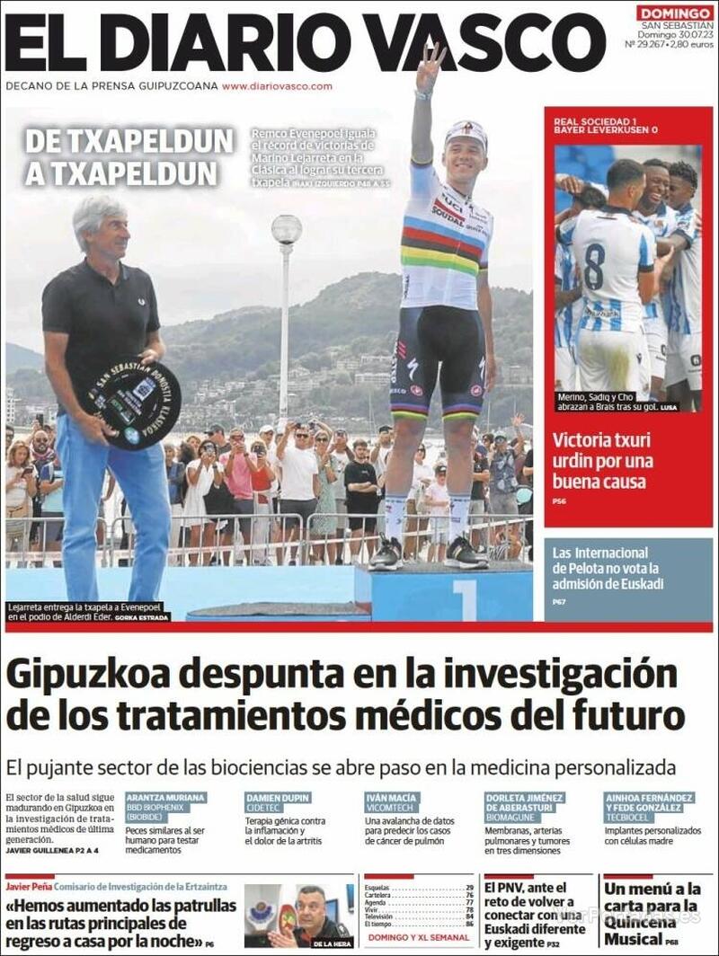 Portada La Verdad 2023-07-30
