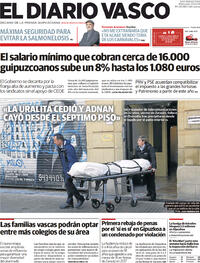 Portada El Diario Vasco 2023-02-01