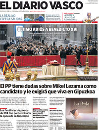 Portada El Diario Vasco 2023-01-03