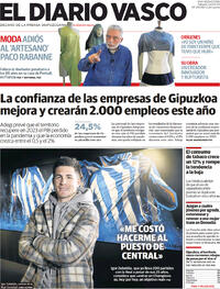 Portada El Diario Vasco 2023-02-04