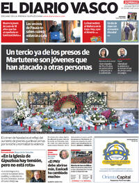 Portada El Diario Vasco 2023-01-08
