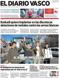 Portada El Diario Vasco 2023-02-08